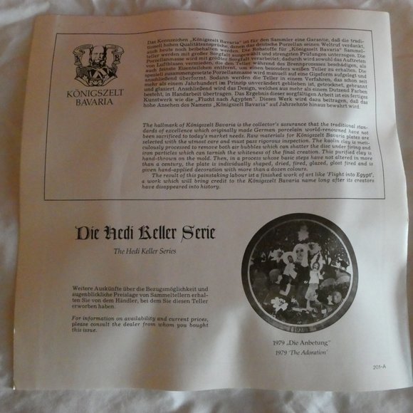 Kongszelt Bavaria Decorative Plate - Picture 8 of 8